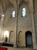 Élévation nord des travées droites.