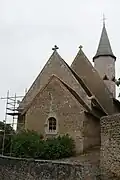 Le chœur de l'église Saint-Denis.