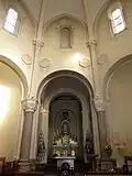Chapelle de Notre-Dame-de-la-Peinière : vue intérieure d'ensemble
