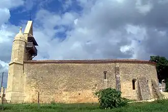 Façade sud de l'église (août&nbsp;2011)