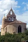 Côté est de l'église et chevet (août&nbsp;2011)