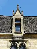 Lucarne de façade.