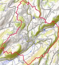 Carte topographique