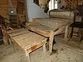 Sortie du battoir à blé