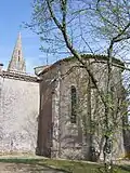 Le chevet de l'église (avr.&nbsp;2010)