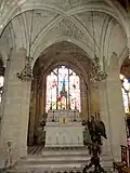 Chœur, vue vers l'est.