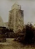 La tour de l'ancienne église de Saint-Gilles-Vieux-Marché.