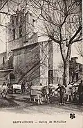 L'église au début du XXe&nbsp;siècle.