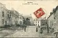 Le bourg de Saint-Guyomard au début du XXe&nbsp;siècle (carte postale).