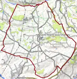 Carte topographique