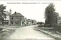 Saint-Jacques-de-la-Lande : la Grande route de Rennes (carte postale E. Mary-Rousselière, vers 1910).