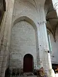 Croisillon sud, côté ouest.