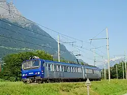 La Z 9619 sur un TER Albertville&nbsp;– Chambéry.