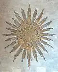 La gloire marquée du Tétragramme hébreu YHWH.