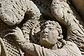 Église : détail du tympan.