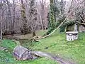 Le site de la source Saint-Clair (fév.&nbsp;2010)
