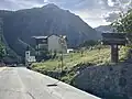 Vue du hameau Saint-Léonard (chef-lieu de la commune de Saint-Rhémy-en-Bosses)