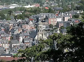 Saint-Léonard vue du Mont-Joli.