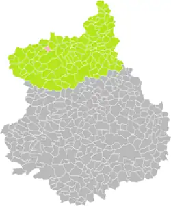 Saint-Lubin-de-Cravant dans son arrondissement.
