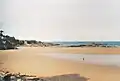 Grand'Plage à marée basse.