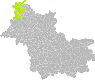 Saint-Marc-du-Cor dans l'intercommunalité en 2016.