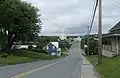 Saint-Martin venant de Saint-Honoré par la route 269.