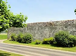 Mur d'enceinte de l'abbaye.