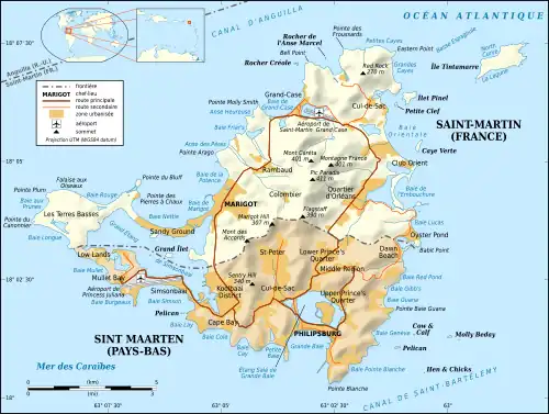 Carte de la route.