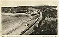 Vue générale de la plage de Saint-Michel-en-Grève vers 1930 (carte postale).