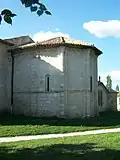 Le chevet de l'église (août 2015)