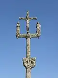 Saint-Nic : calvaire de l'enclos paroissial, partie sommitale.