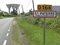 Entrée de l'agglomération.