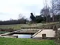 Le lavoir de Rabaneau (janvier &nbsp;2010)