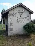 Annonce pour la blonde d'Aquitaine au lieu-dit Touraille sur la D708.