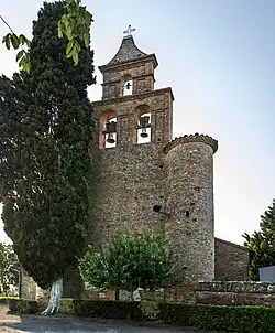 Le clocher-mur de l'église Saint-Martin