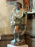 Statue de saint Roch.