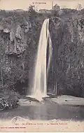 carte postale ancienne de la grande cascade.