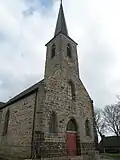 Façade de l'église.