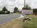 Entrée de l'agglomération.