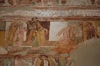 C 20 - Sortie de l'Arche (Gen.8, 18 et 9, 1-17)C 21 - Sacrifice de Noé (Gen.7, 20).
