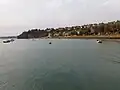 Le bourg de Saint-Suliac, vu depuis la Rance.