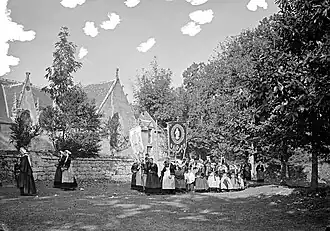 Retour de la procession.