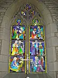 Vitrail de l'église Saint-Vincent.