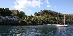 La baie de Wallilabou, servant de décor à Port Royal et Tortuga.