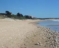 Vue des plages