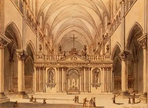 Nef de l'abbatialepar Tavernier de Jonquières.
