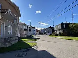Coin des rues Cossette et de la Station.