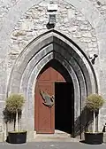 Portail de l'église Saint-Colomba