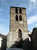 Vue du clocher de l'église.