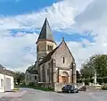 Vue depuis l'ouest.